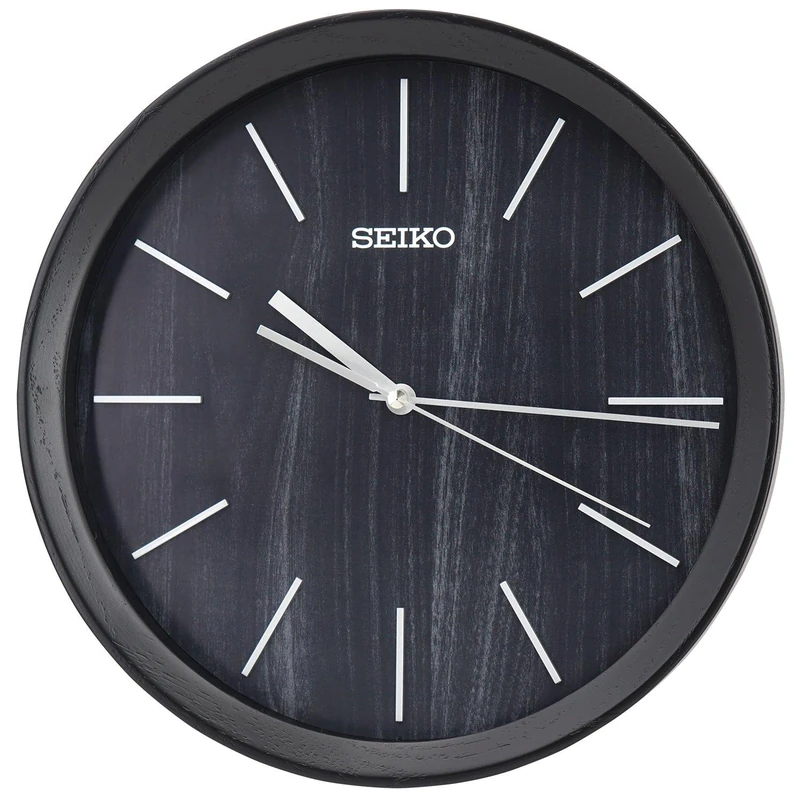 Seiko Clock Wall Clock Black