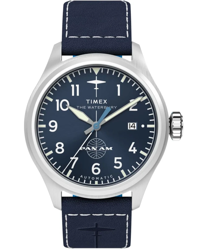 Timex Men's Analogue Automatic Watch Waterbury X Pan Am