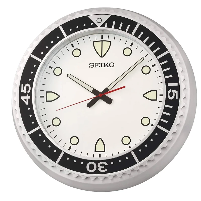 Seiko Clock Wall Clock Blue/White - Image 1