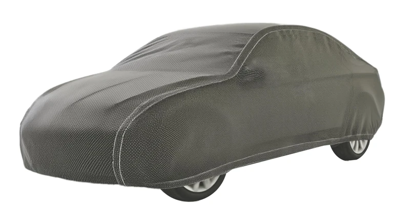SIXTOL CAR COVER PREMIUM S | Car Cover 406x165x120cm | Breathable Non-Woven Cover | UV & Water Resistant - Image 1