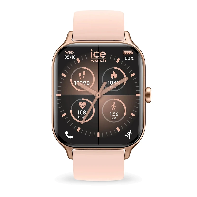 ICE-WATCH - ICE fit RT 3.0 Rose-Gold Nude - Women's Sport smartwatch with Silicon Strap - 025280 (1,97 inches)