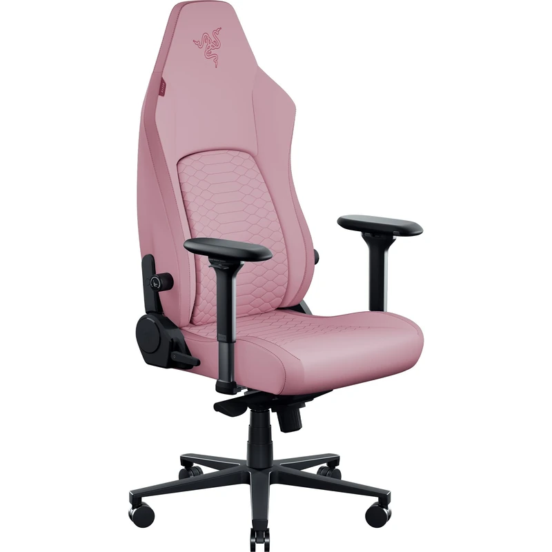 Razer Iskur V2 NewGen - Ergonomic Gaming Chair with Breathable Gen-2 EPU Leather with CoolTouch Technology - HyperFlex Lumbar Support - Ultra-Wide Shoulder Arches and Seat Base | Quartz