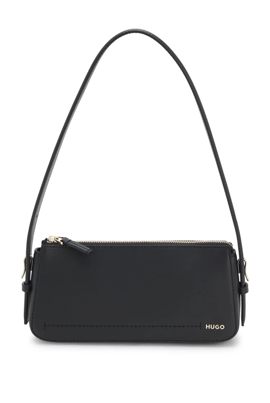 HUGO Womens Yorih Hobo Crossbody bag with logo lettering - Image 1