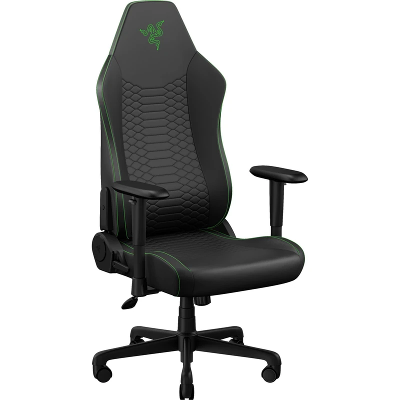 Razer Iskur V2 X NewGen - Ergonomic Gaming Chair with Breathable Comfort - Gen-2 EPU Leather with CoolTouch Technology - Built-In Lumbar Support - Ultra-Wide Shoulder Arches and Seat Base | Black
