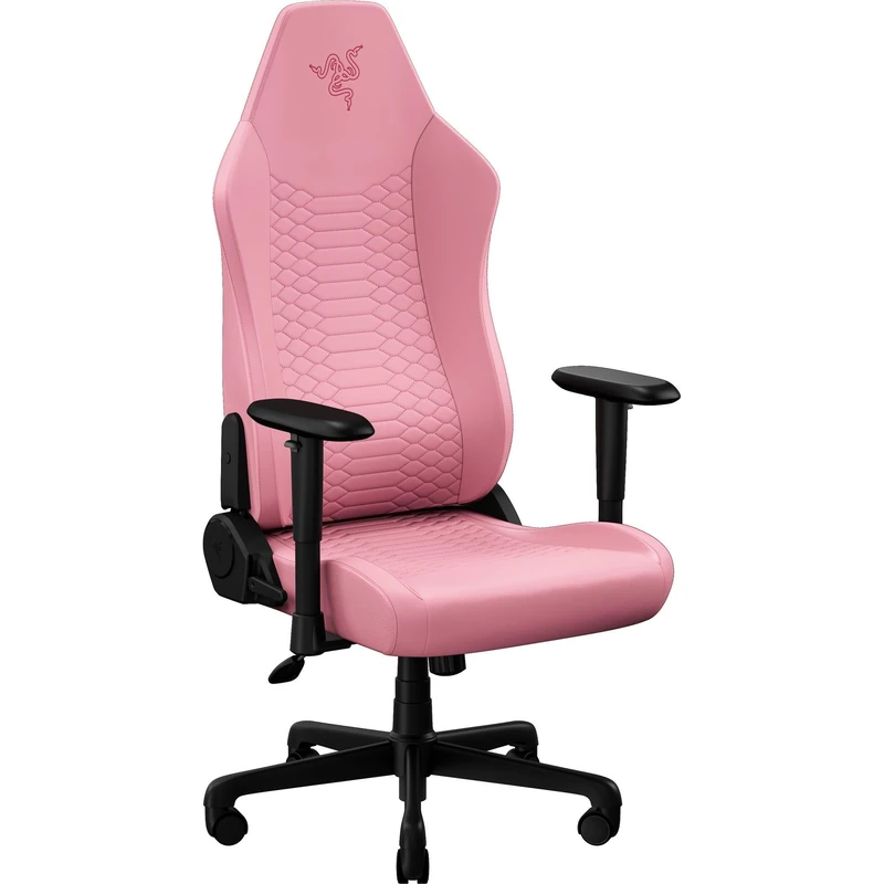 Razer Iskur V2 X NewGen - Ergonomic Gaming Chair with Breathable Comfort - Gen-2 EPU Leather with CoolTouch Technology - Built-In Lumbar Support - Ultra-Wide Shoulder Arches and Seat Base | Quartz