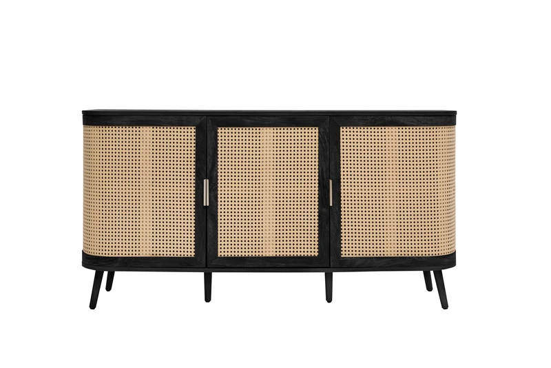 Birlea Noah 3 Door Sideboard Black