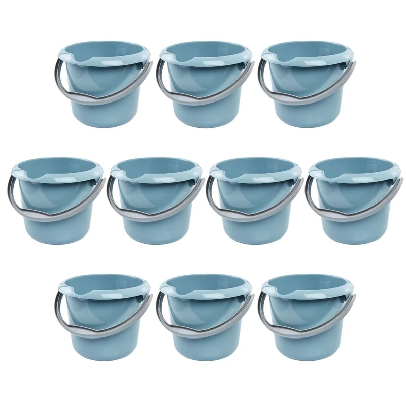 Keeeper Set of 10 mika buckets with spout 5 L