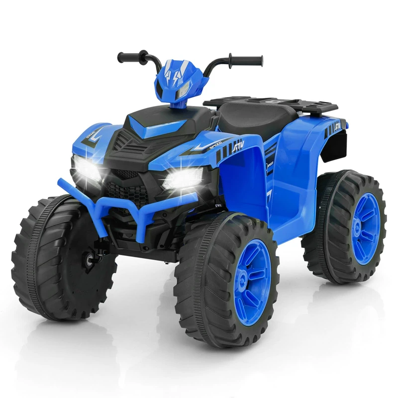 GYMAX Kids Electric Quad Bike, 24V Battery Powered Toy Car