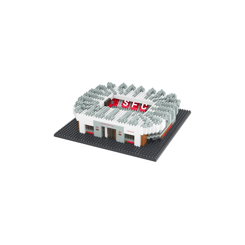FOCO Officially Licensed Southampton FC St Mary's Stadium BRXLZ Mini Stadium 3D Bricks Construction Toy Model