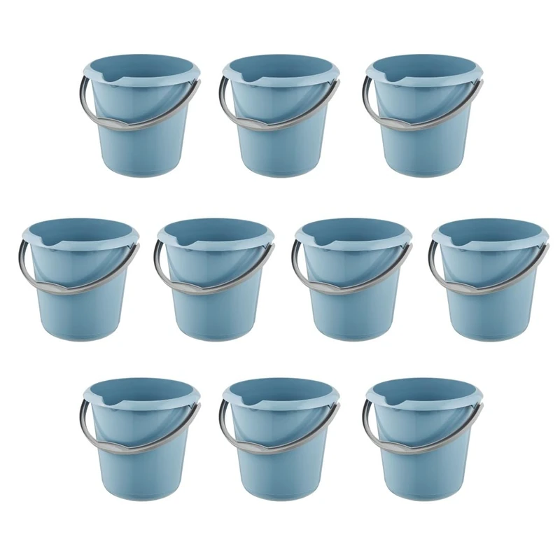 Keeeper Set of 10 mika buckets with spout 10 L