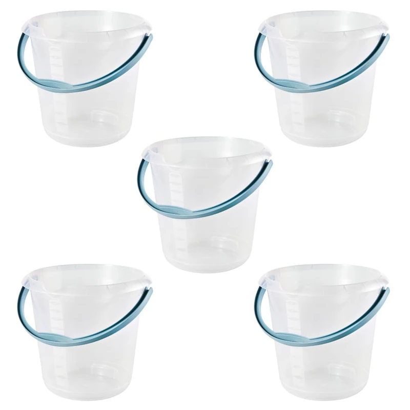 Keeeper Set of 5 mika buckets with spout 10 L