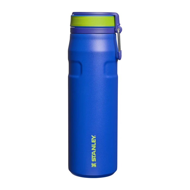 Stanley 1913 IceFlow Bottle Twist Flip 0.71L - Cold for 17 Hours - Iced for 4 Days - Dishwasher Safe - Recycled Stainless Steel - BPA Free - Double Wall Vacuum Insulation - Cobalt Chartreuse