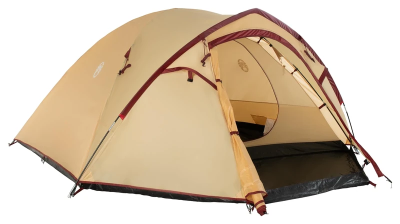 Coleman Darwin 4 Plus Summer Tent | Compact 4 Man Dome Tent | Lightweight 4 Person Family Camping Tent | Festival and Hiking Tent | 2000 mm Waterproof | Extra Breathability | Sewn-in Groundsheet