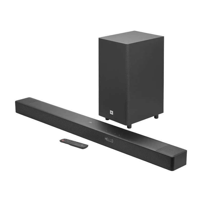 JBL Cinema SB595 3.1.2 Channel Soundbar with True Dolby Atmos, Wireless Subwoofer, 440W Power, HDMI eARC, Bluetooth Streaming, Center Speaker for Clear Dialogues, Home Theater System