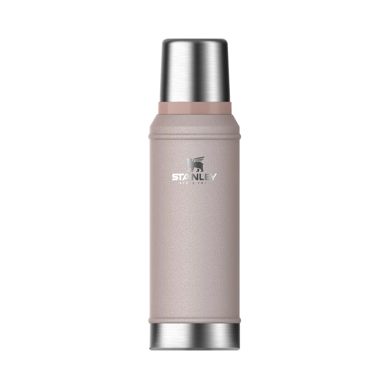 Stanley 1913 Classic Legendary Thermal Flask 0.94L - Keeps Hot Or Cold for 24 Hours - BPA-Free Insulated Bottle - Stainless Steel Coffee Flask - Leakproof - Dishwasher Safe - Rose Quartz