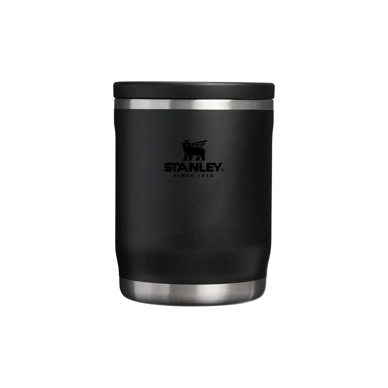 STANLEY 1913 Adventure To-Go Food Jar 0.53L - 6 Hours Hot - 6 Hours Cold - Leakproof Food Flask - Easy Clean Wide Opening - Dishwasher Safe - BPA-Free Soup Flask - Black 2.0