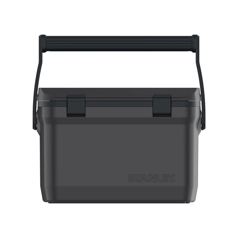 Stanley 1913 Adventure Easy-Carry Outdoor Cooler 15.1L - Ice Cold For 36 Hours - Cool Box - BPA-Free - Chest Cooler With Adjustable Bungee System - Travel Coolbox for 21 Cans - Leakproof - Black - Image 1