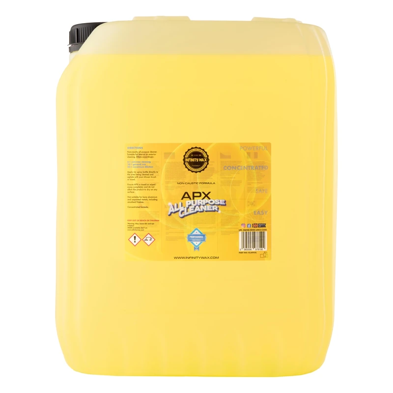 Infinity Wax APX All Purpose Cleaner 20L – Ultra-Concentrated Multi-Surface Vehicle & Engine Cleaner