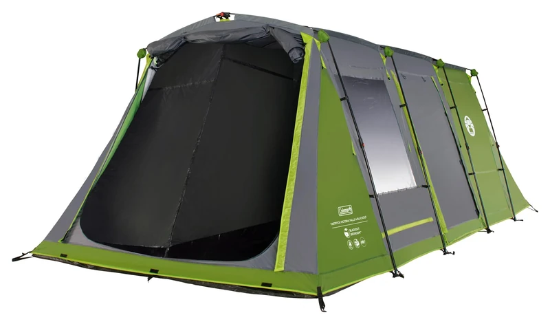 Coleman Fastpitch Victoria Falls 4 BlackOut Tent | Quick 2 Minutes Setup | Special Darkened Bedroom | Compact 4 Man Tunnel Tent | 4 Person Family Tent | Festival and Camping Tent | 4500 mm Waterproof