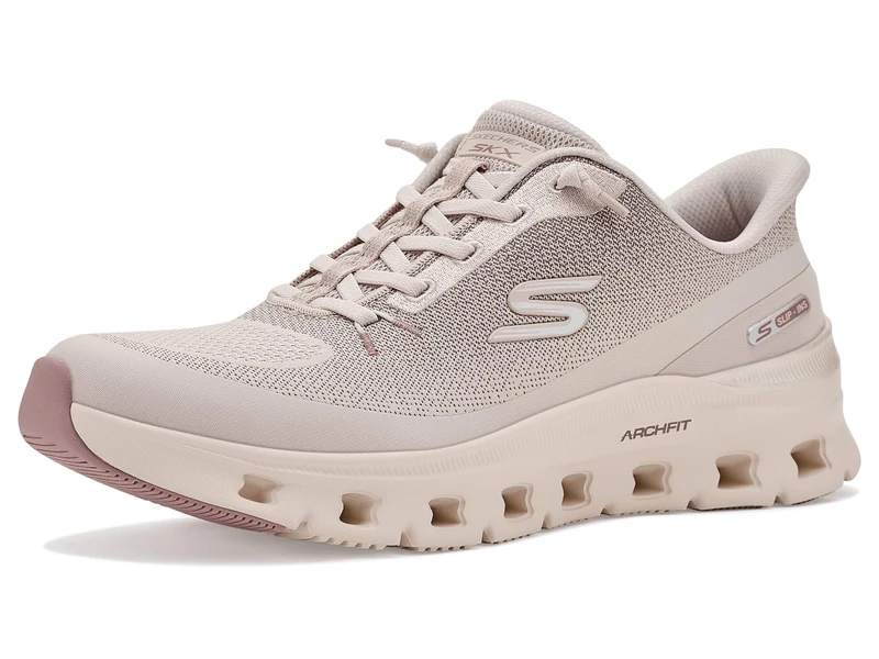 Skechers Women's Arch Fit Glide-Step Pro, Natural, 7.5 UK