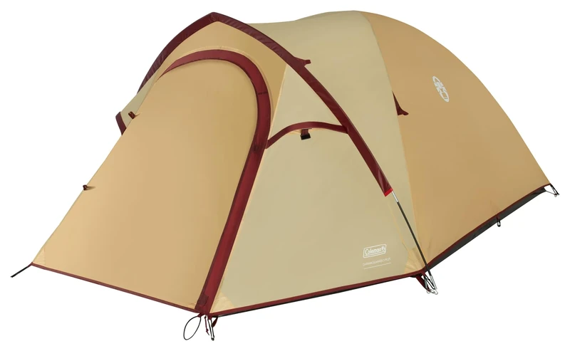 Coleman Darwin 3 Plus Summer Tent | Compact 3 Man Dome Tent | Lightweight 3 Person Camping Tent | Festival and Hiking Tent | 2000 mm Waterproof | Extra breathability | Sewn-in Groundsheet