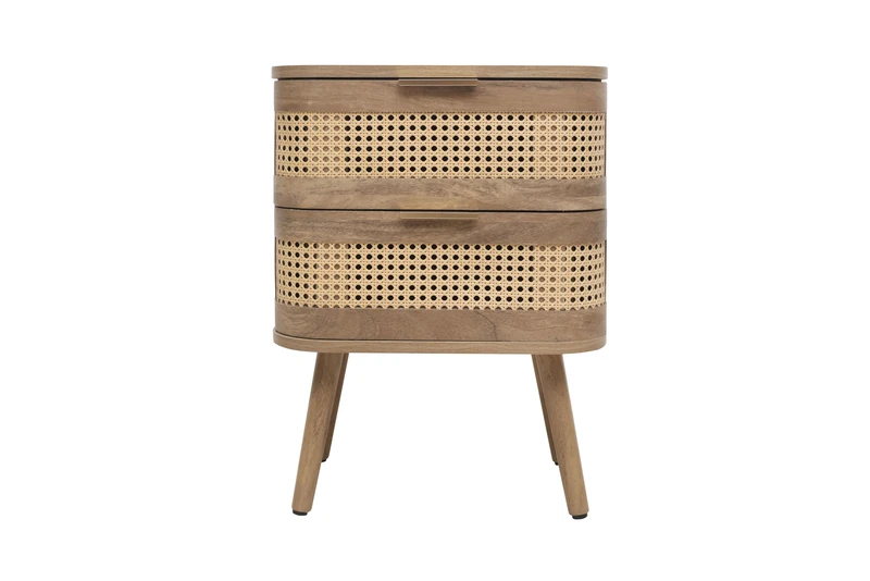 Birlea Noah 2 Drawer Bedside Oak - Image 1