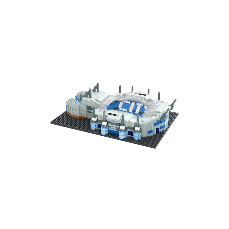 FOCO Officially Licensed Manchester City FC Etihad BRXLZ Mini Stadium 3D Bricks Construction Toy Model