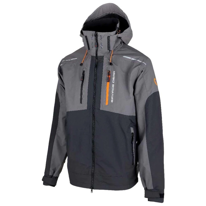 Savage Gear WP Performance Jacket | Waterproof Fishing Jacket For Predator Anglers & Boat Fishing | Breathable Protective Fishing Clothing | Durable Outdoor Fit | Gunmetal | XXL