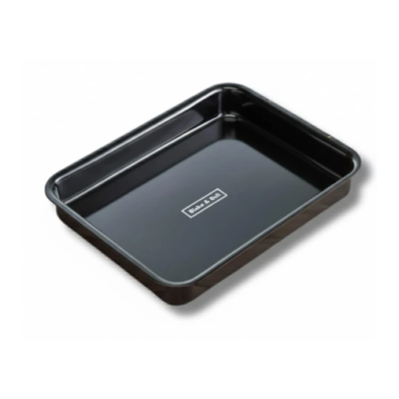 Tala Blake & Bull Design Enamelled Full Size Roaster, Comercial Gauge Bakeware Designed for Aga use, Measures 44cm x 34cm x 5.5cm, Non-Stick cookware, Dishwasher Safe, PFOA and BPA Free