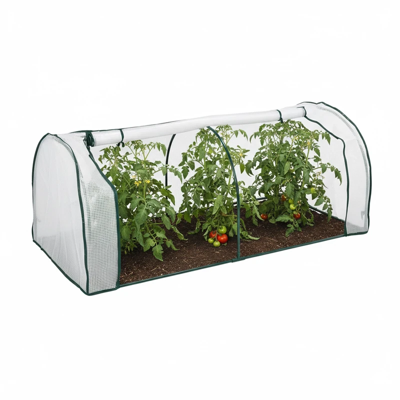 Relaxdays Cold Frame Greenhouse - 80 x 200 x 100 cm - White/Green