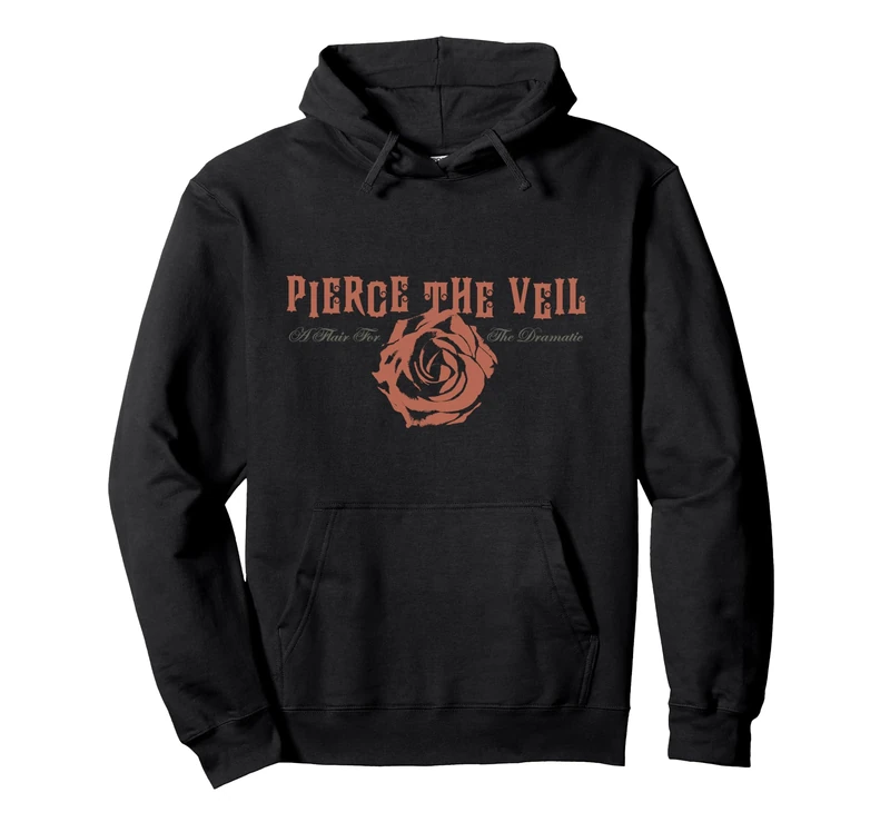 Official Pierce The Veil A Flair For The Dramatic Rose Pullover Hoodie