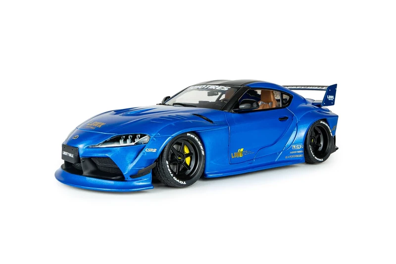 1:18 Toyota GR Supra Liberty Walk Body KIT Blue Metallic 2025