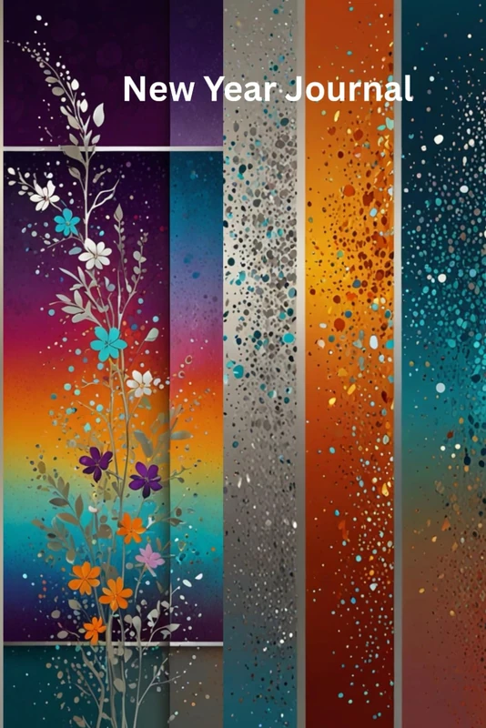 New Year Journal: Vibrant Digital Artwork Cover: Perfect Gift For Family, Friends and Yourself - Image 1