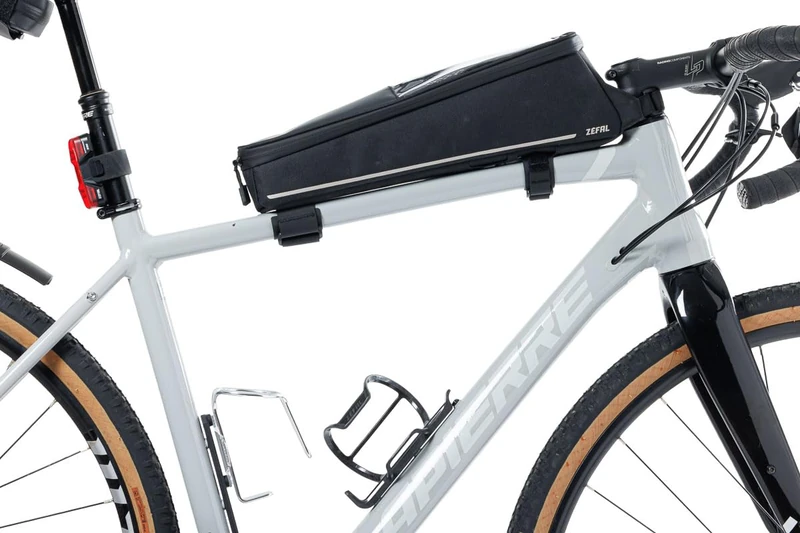 ZEFAL Console Pack Top-Tube Bag - Waterproof Bicycle Frame Bag with Built-in Phone Holder - Black - T3-3 Litre - Image 1