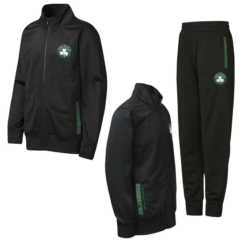 NBA Boys Youth Poly Track Set, Black, 14-15 Years EU