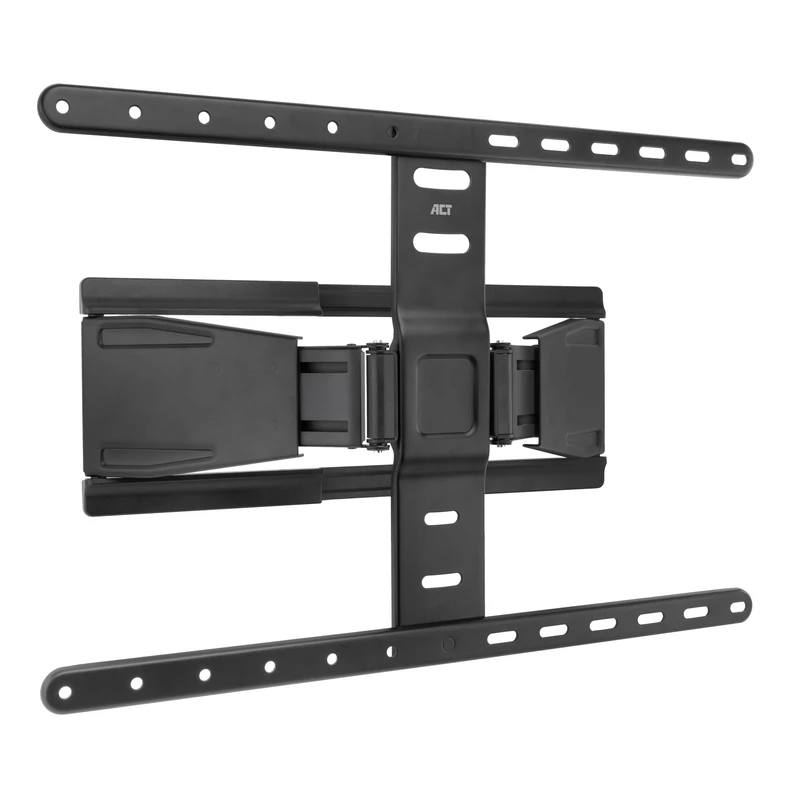ACT AC8357 TV Wall Mount Swivelling for 43-90 Inch TVs, Ultra Flat 1.95-25 cm, VESA 600 x 400, Tilts ±15°, Swivels ±30°, Max. 50 kg - Image 1