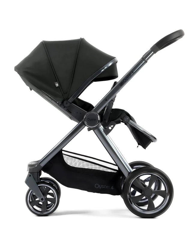 Oyster 4 Stroller in Black Olive - Adaptable Pushchair