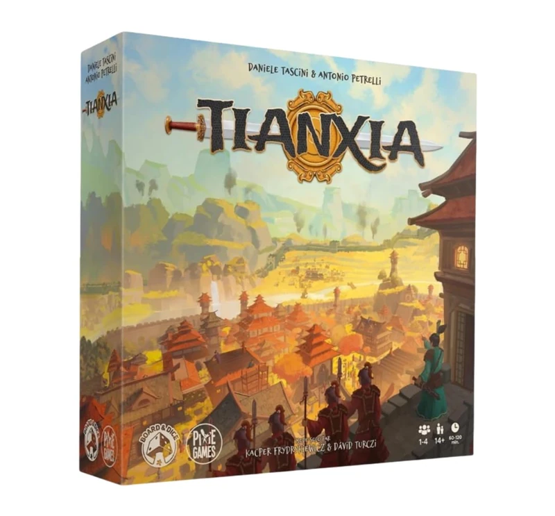 PIXIEGAMES | Tianxia | Expert Board Game | Strategy and Management Game | Tactics, Diplomacy and Conquest | 1 to 4 Players | Ages 14 and Above
