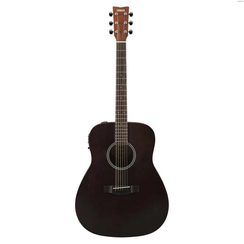 YAMAHA FX400 Acoustic-Electric Guitar – Dreadnought Body, Scale 25", Narrower String Spacing, Scalloped Bracing, System-75 Preamp with Pickup and Tuner – Smoky Black