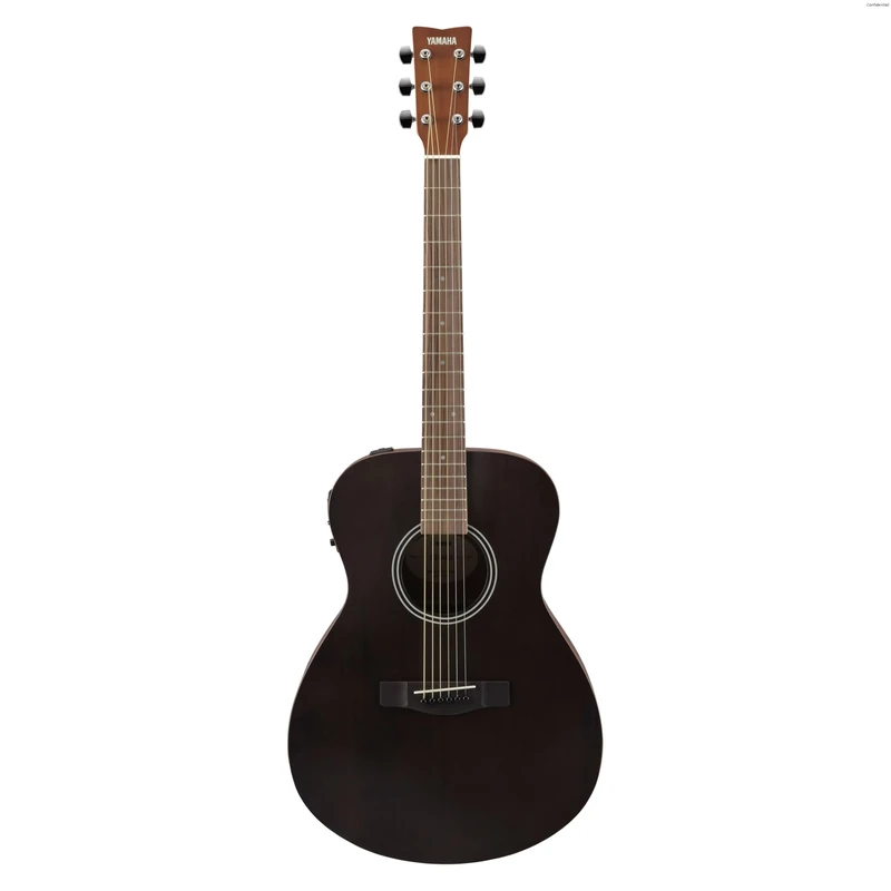 YAMAHA FSX400 Acoustic-Electric Guitar – Compact Concert Body, Scale 25", Slim String Spacing, Scalloped Bracing, System-75 Preamp with Pickup and Tuner – Smoky Black