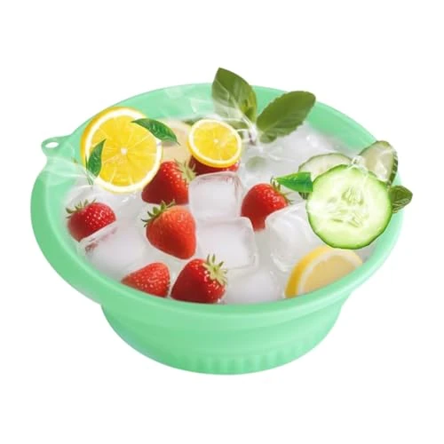 Face Plunge Bowl | Foldable Silicone Reusable Washbasin,Foldable Facial Cold Plunge Bowl - for Facial Beauty Skin Care Home Bath SPA