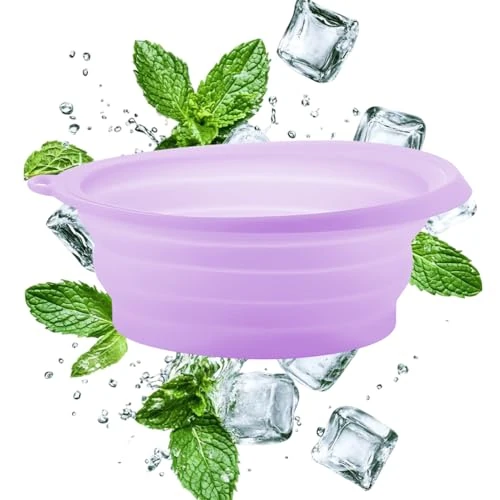 Ice Bowl for Face,Reusable Silicone Cooling Cold Mold - Poratble Face Basin | for Facial Beauty Skin Care Home Bath SPA