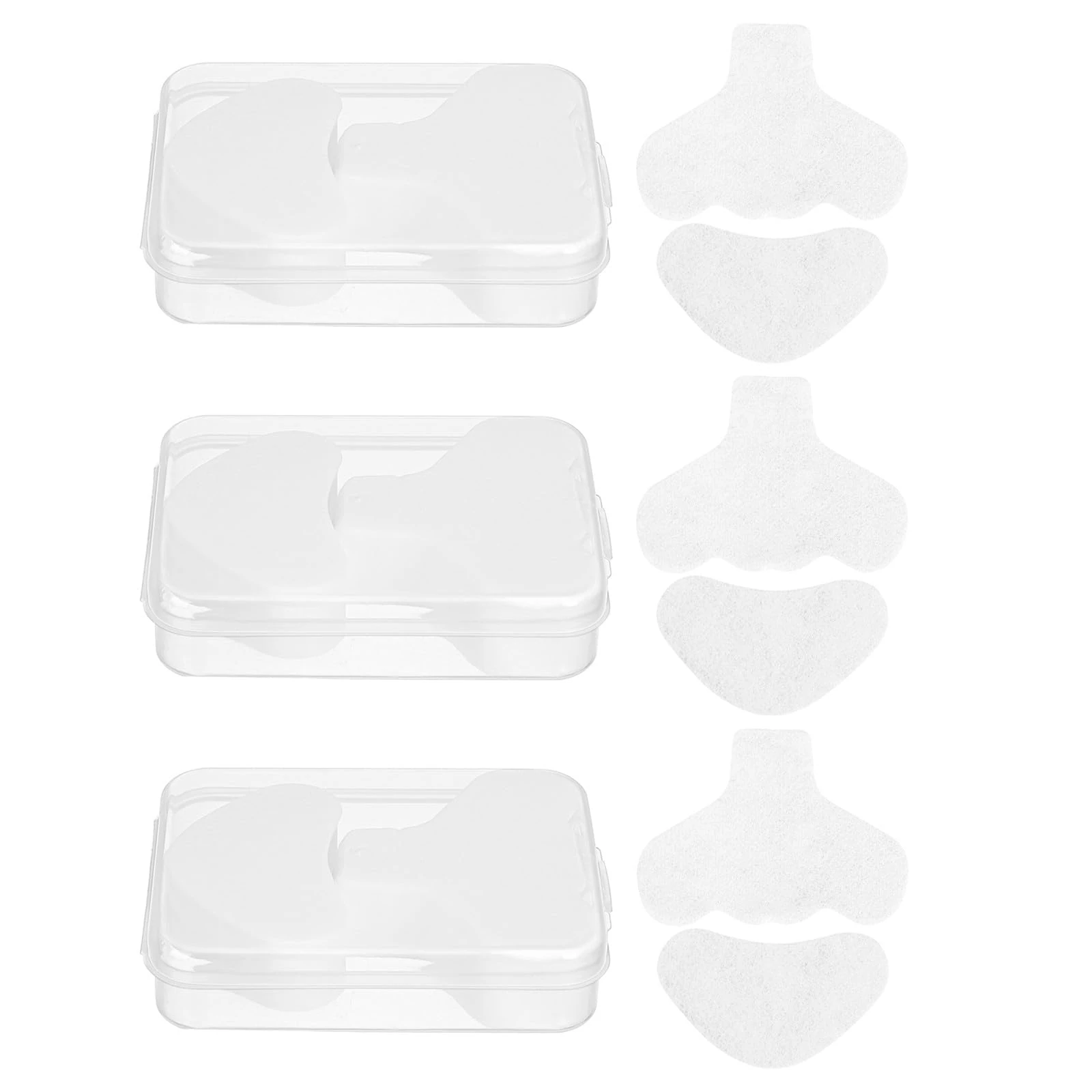 Gatuida 600pcs T-Zone Nose Strips: Cotton Pads For Face Facial Mask Pack Pores Extractor And Nose Cleansing Patches For Chin Skin Care Tool