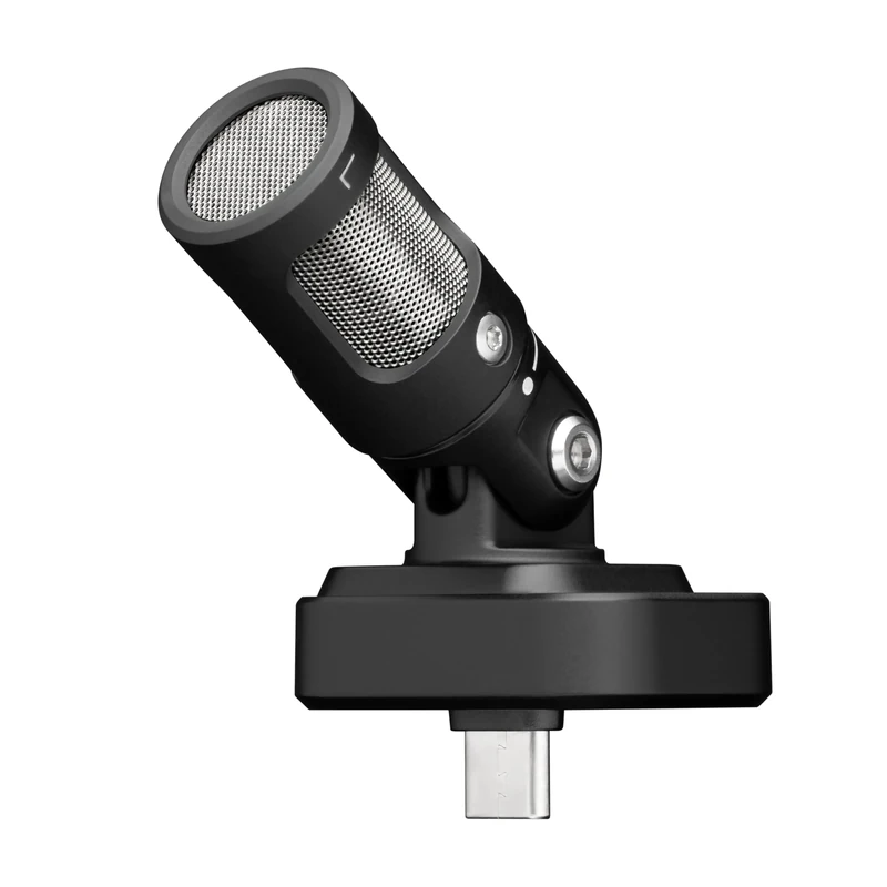 Shure MV88 USB-C Microphone, For iPhone & Android recording and vlogging, with Auto Level Mode, Real-Time Denoiser, and Four Polar Patterns – Black