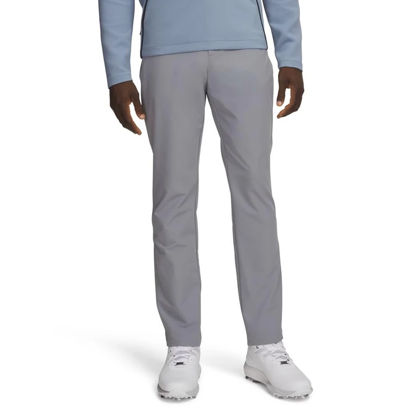 Under Armour Mens Matchplay Tapered Pant Gray 34-34