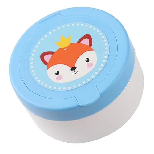 Infant Powder Puff Container Toddler Powder Puff Holder Gentle Care Easy to Carry for Sensitive Skin for Bath Time Post Bath Use