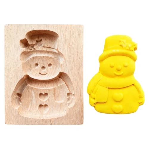 MFYOUPK Cookie Molds for Baking - Christmas Tree Santa Snowman Reusable,3D Christmas Cookie Baking Molds - for Holiday Shortbread Cake Pastry Dessert Treat Party Home Restaurant