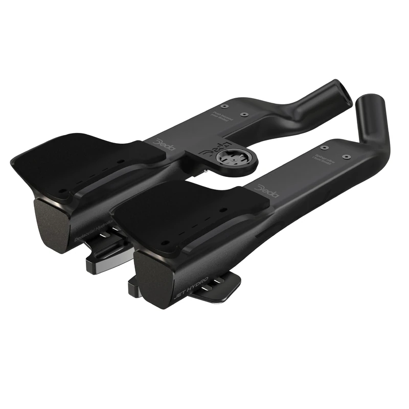 Deda Elementi Jet2 Hydro Handlebar Extensions, Black, 345mm, Standard Grips