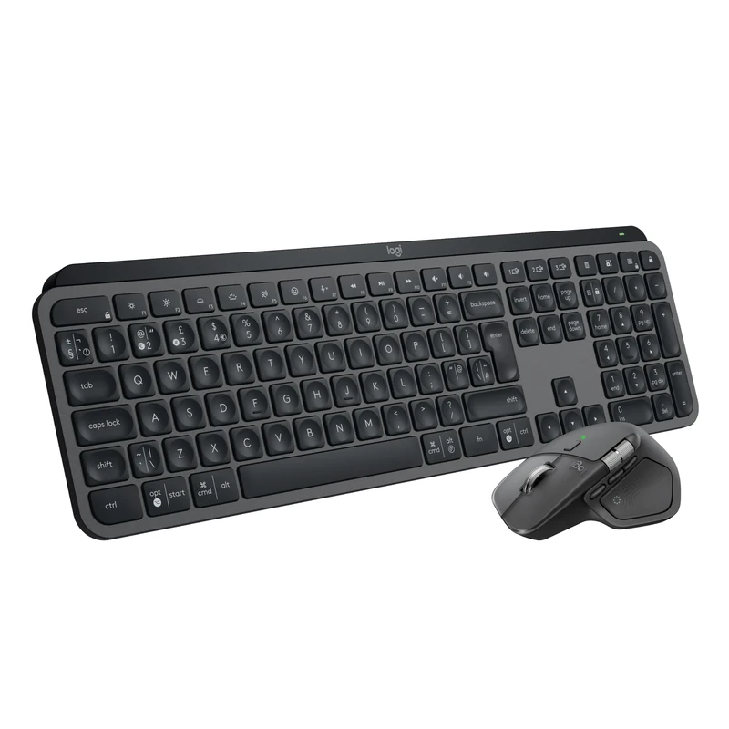 Logitech MX Master 4 for Business Wireless Mouse, MX Keys for Business Wireless Keyboard with Logi Bolt Receiver, Bluetooth, USB-C Charging, Quiet Clicks, Windows/Mac/Chrome/Linux,QWERTY UK -Graphite