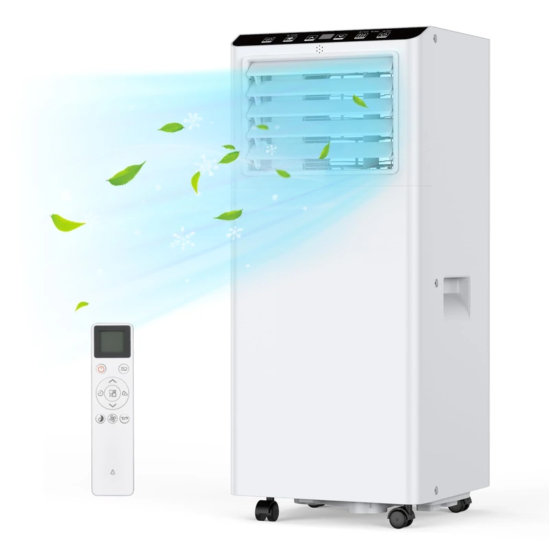 Portable Air Conditioner,9000BTU Portable AC 3 in 1 Mobile Air Conditioners, Cooling Fan and Dehumidifier for Rooms Up to 400 Sq Ft Air Cons 24H Timer Sleep Mode Window Air Conditioner